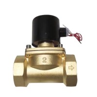 Normally Closed 2w Series Water Solenoid Valve Electric Brass Water Solenoid Valve